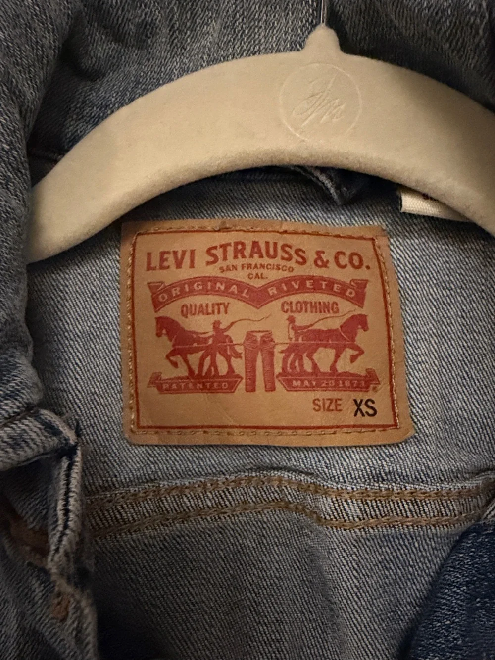 Levi's Washed Denim Jacket - Faded Blue